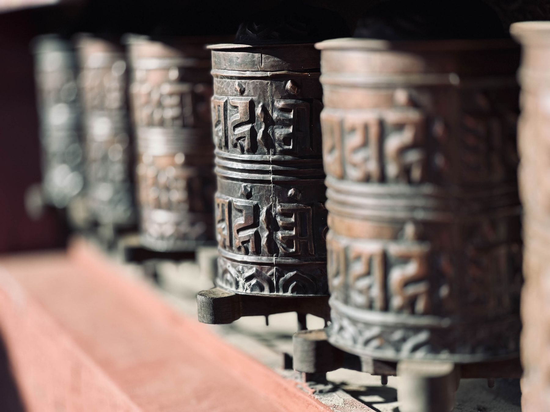 Tibetan Prayer Wheels